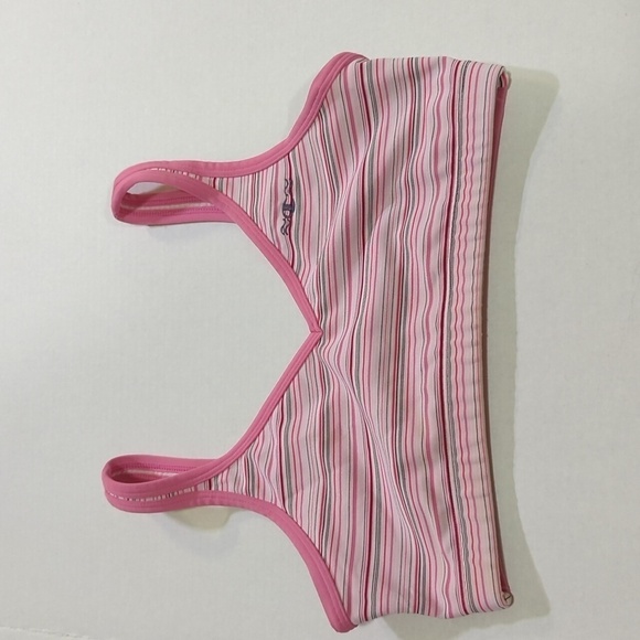 Champion Women's Striped Sports Bra Size Medium - Picture 1 of 5